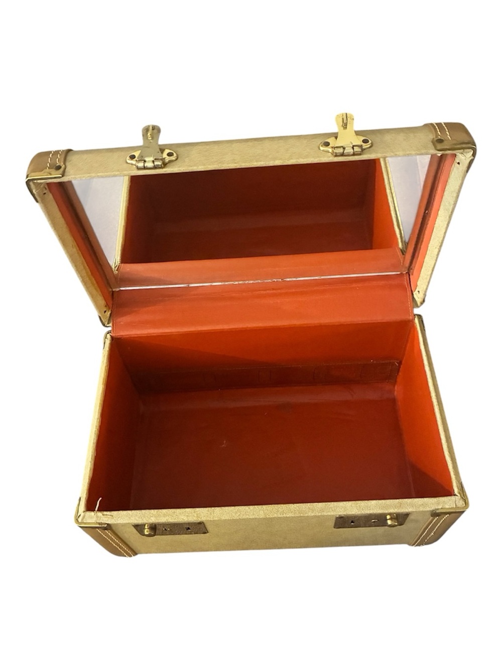 Vintage 1950s McBrine Streamline Train/Makeup Case Luxury Luggage - Picture 11 of 11